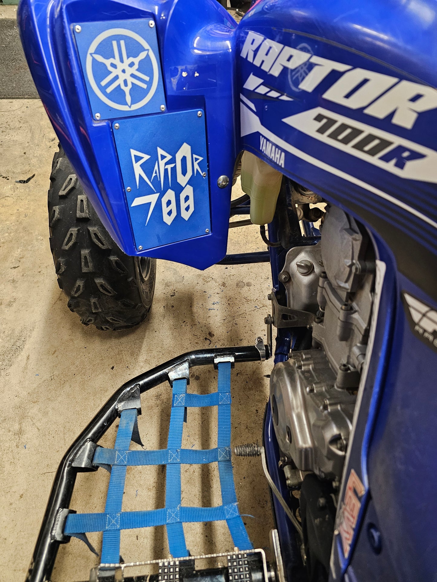 Warning label replacement plates