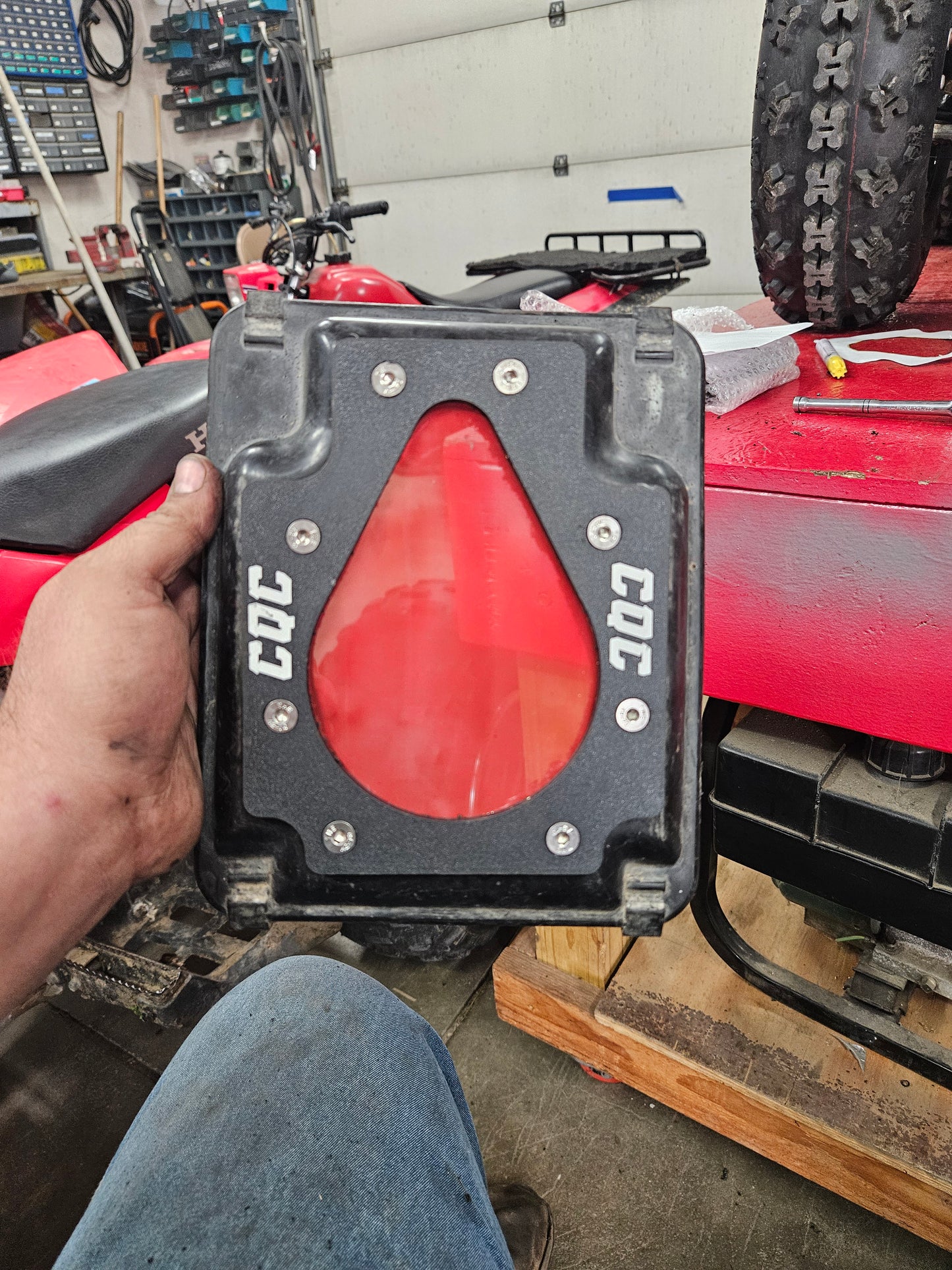 TRX 300EX DIY airbox mod